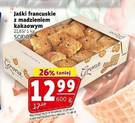 Jaśki francuskie z nadzieniem kakaowym promocja w Prim Market