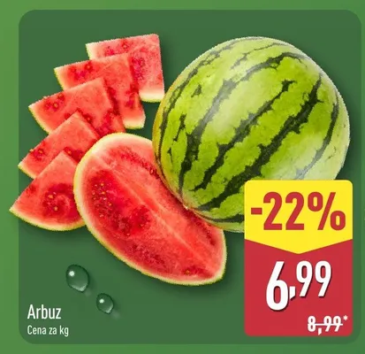 Arbuz promocja w Aldi
