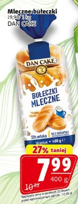 Bułeczki mleczne Dan Cake promocja w Prim Market