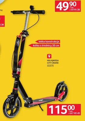 Hulajnoga City Cruise promocja w Selgros