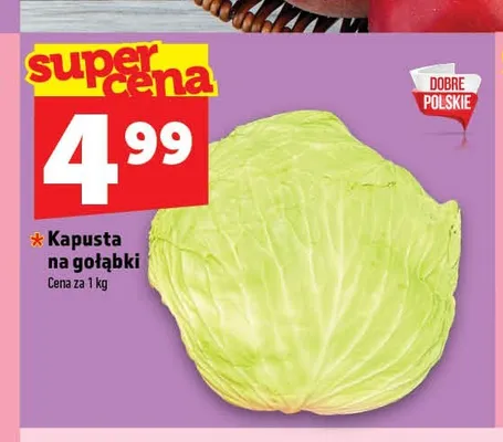 Kapusta na gołąbki promocja w TOPAZ