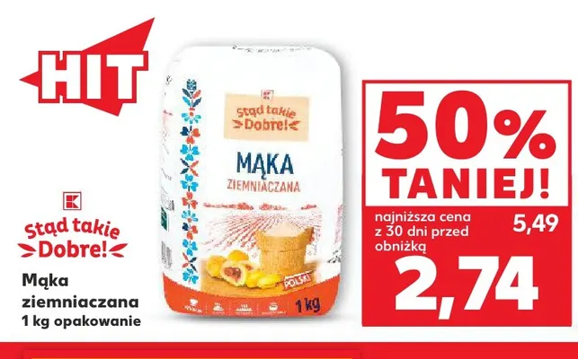 Mąka ziemniaczana skrobia Dobre plony promocja w Kaufland