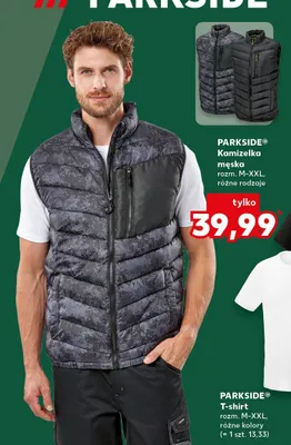Kamizelka męska, różne rodzaje promocja w Kaufland