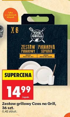 Zestaw grillowy Czas na Grill promocja w Biedronka