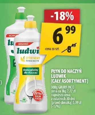 Płyn do naczyń Ludwik promocja w Arhelan