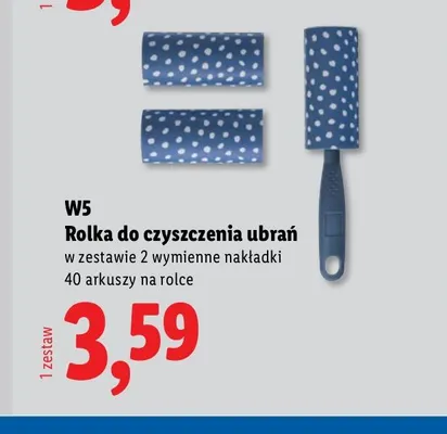 Rolka do czyszczenia ubrań W5 promocja w Lidl