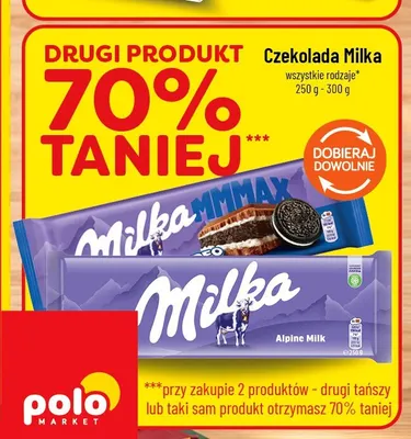Czekolada Milka promocja w POLOmarket