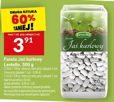 Fasola Jaś karlowy promocja w Twój Market
