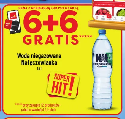 Woda niegazowana Nałęczowianka 1,5 l promocja w POLOmarket