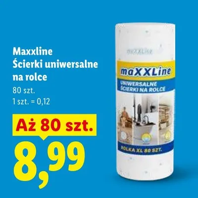Ścierki uniwersalne na rolce promocja w Lidl
