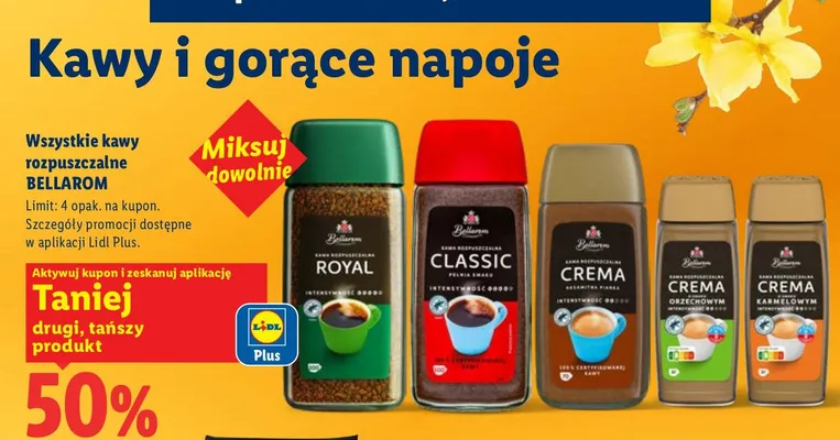 Kawa rozpuszczalna wszystkie rodzaje promocja w Lidl