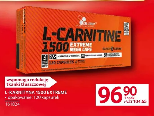 L-karnityna 1500 Extreme Olimp promocja w Selgros