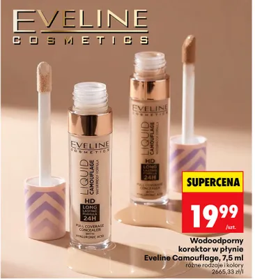 Wodoodporny korektor w płynie Camouflage różne rodzaje i kolory promocja w Biedronka