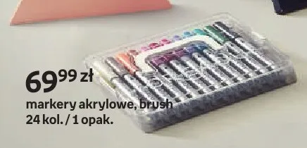 Markery akrylowe brush Creadu promocja w Empik