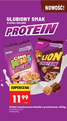 Płatki śniadaniowe proteinowe, różne rodzaje promocja w Biedronka
