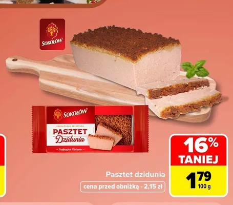 Pasztet dzidunia Sokołów promocja w Carrefour