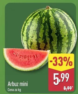 Arbuz mini promocja w Aldi