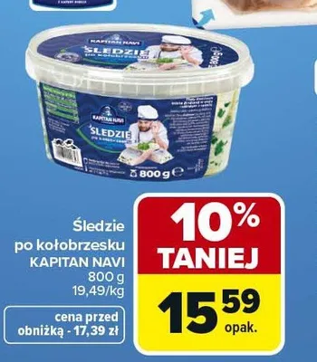 Śledzie po kołobrzesku KAPITAN NAVI promocja w Carrefour