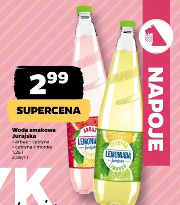Woda smakowa Jurajska promocja w Netto