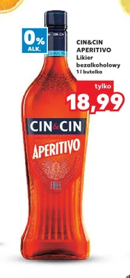 Wino bezalkoholowe Likier bezalkoholowy Cin & Cin Aperitivo promocja w Kaufland