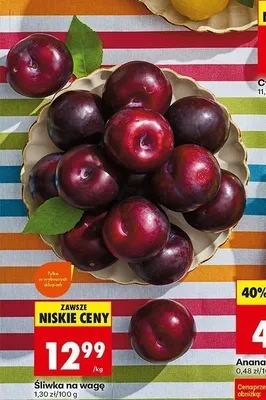 Śliwka na wagę promocja w Biedronka