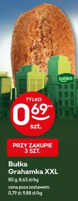 Bułka Grahamka XXL promocja w Żabka
