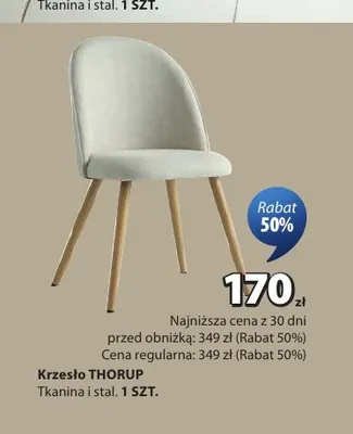 Krzesło Thorup promocja w Jysk