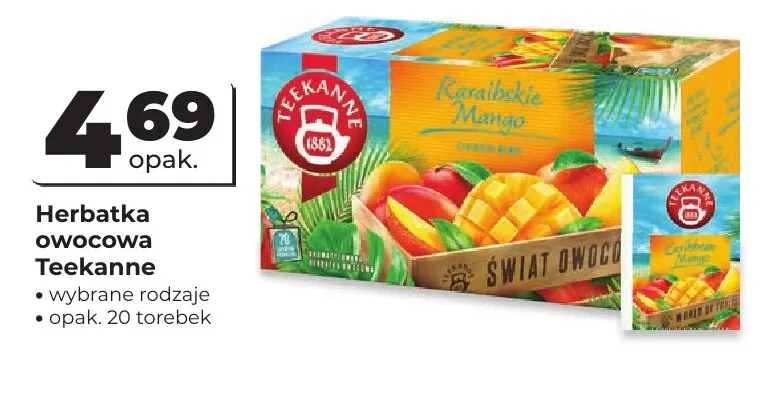 Herbatka owocowa Teekanne promocja w Odido
