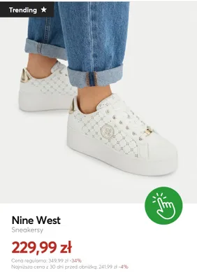 Sneakersy Nine West promocja w eobuwie.pl