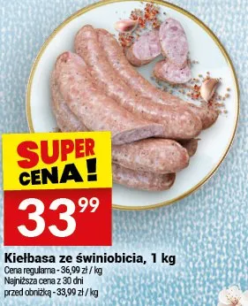Kiełbasa ze świniobicia promocja w Twój Market