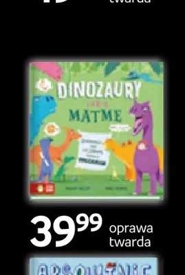 Książka Dinozaury i matma oprawa twarda promocja w Empik