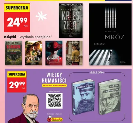 Książka Arthur Schopenhauer Wielcy Humaniści promocja w Biedronka