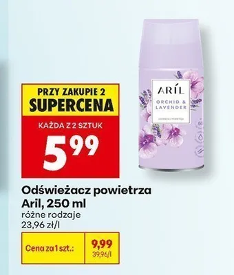 Odświeżacz powietrza Aril promocja w Biedronka