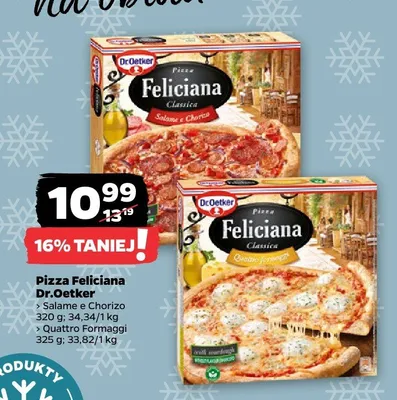 Pizza Feliciana Salame e Chorizo promocja w Netto
