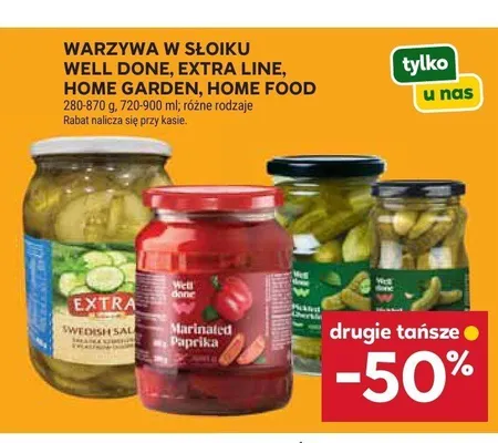 Warzywa w słoiku Well Done Extra Line Home Garden Home Food promocja w Stokrotka