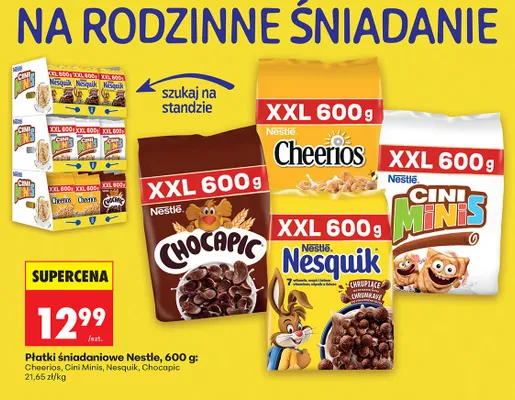 Płatki śniadaniowe Cheerios promocja w Biedronka