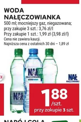 Woda Nałęczowianka niegazowana promocja w Stokrotka