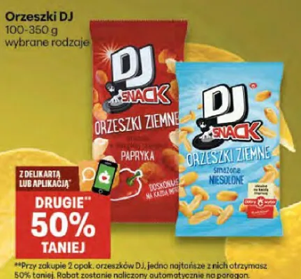 Orzeszki ziemne papryka promocja w Delikatesy Centrum