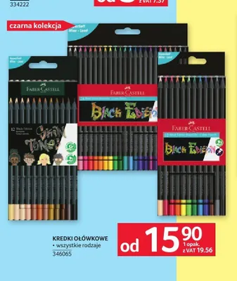 Kredki ołówkowe Faber-Castell Black Edition 24-pak promocja w Selgros