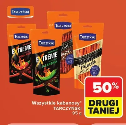 Kabanosy Extreme Jalapeno Tarczyński promocja w Carrefour