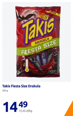 Chipsy Takis Fiesta Size Drakula promocja w Action