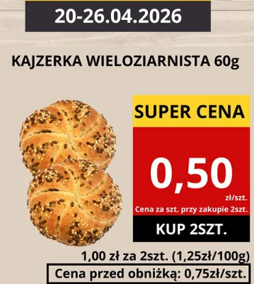 Kajzerka wieloziarnista promocja w Supeco