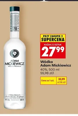 Wódka Adam Mickiewicz promocja