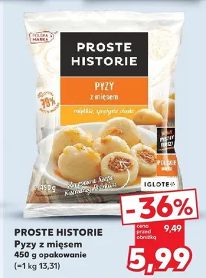 Pyzy z mięsem promocja w Kaufland