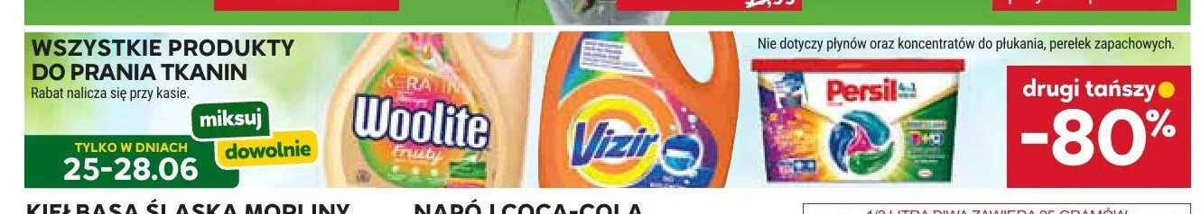 Płyn do prania Vizir promocja w Stokrotka