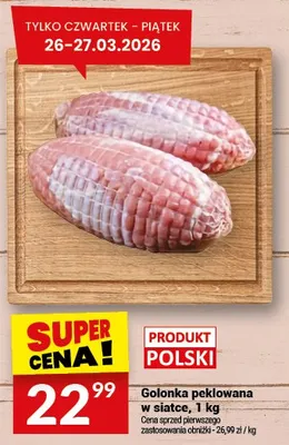 Golonka peklowana w siatce promocja w Twój Market