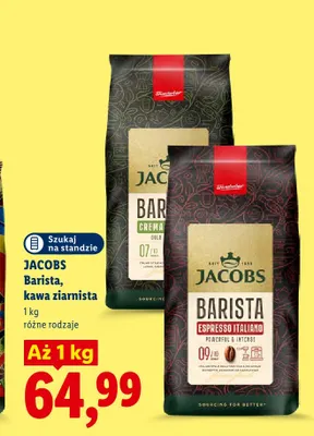 Kawa ziarnista Jacobs Barista Espresso Italiano promocja w Lidl