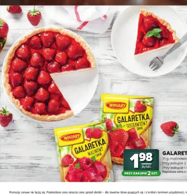 Galaretka Winiary truskawkowa promocja w Stokrotka