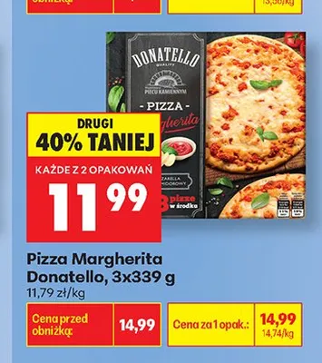 Pizza Margherita Donatello 3-pak promocja w Biedronka