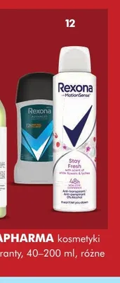Antyperspirant w sprayu Rexona Stay Fresh promocja w Super-Pharm